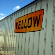 Photo of Yellow Corporation trailer.