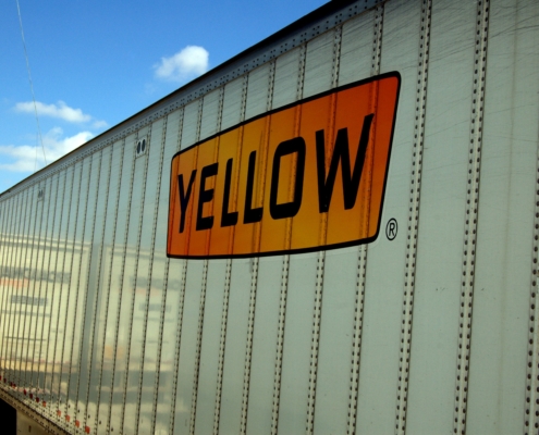 Photo of Yellow Corporation trailer.