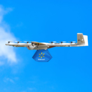 Drone Carrying Walmart Bag